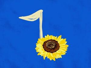 Sunflower note image 